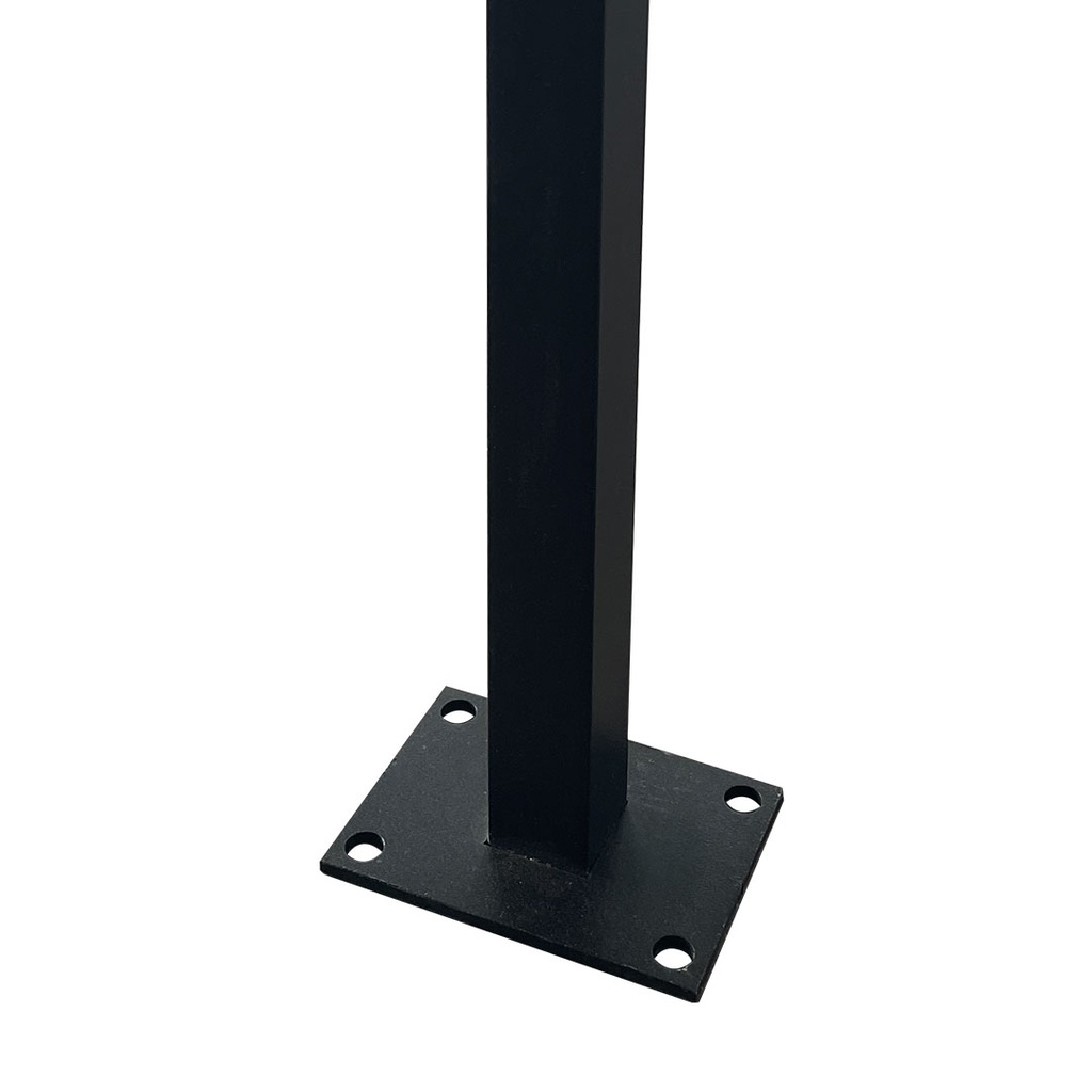 [EFFENPM100] Eco Fascia Composite Fencing Fence Post Mount [100MM WPC Post 650MM]