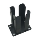 Eco Fascia Composite Fencing Fence Post Mount [80MM Aluminium Post 155MM]
